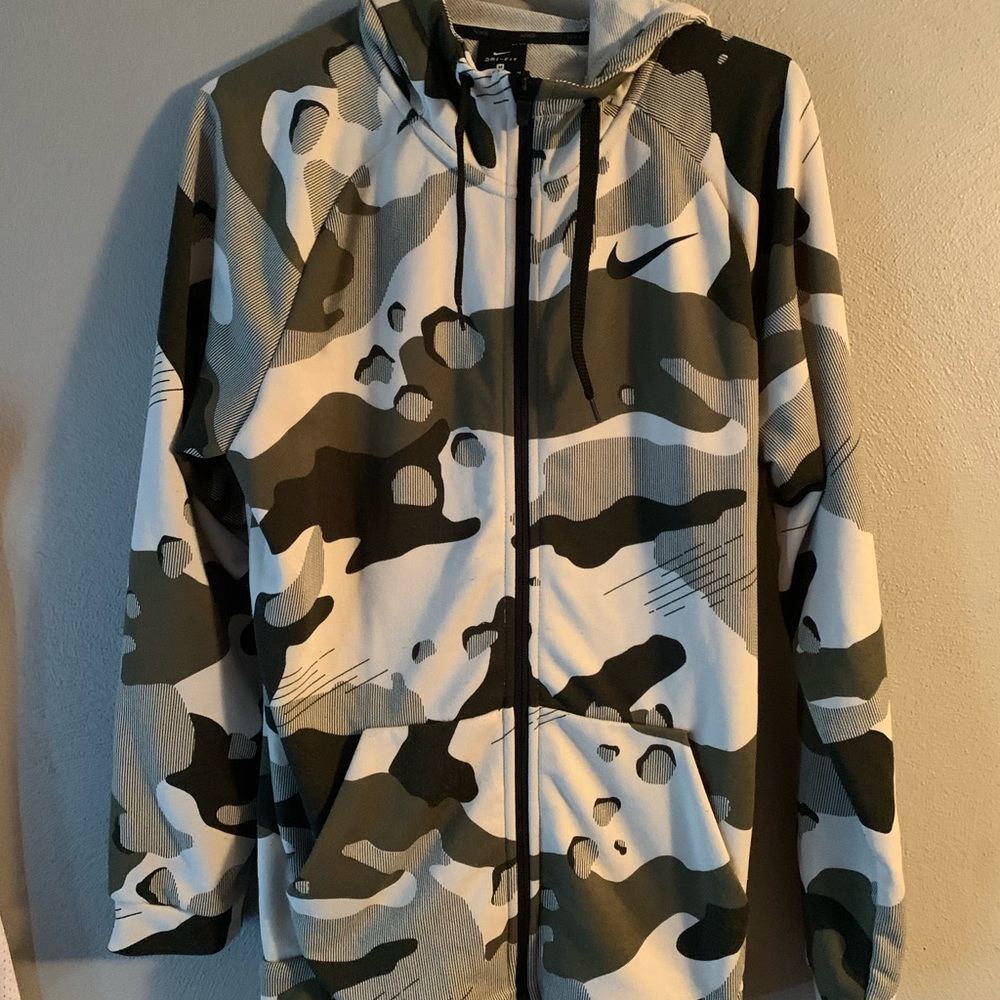 Camo Nike zip up